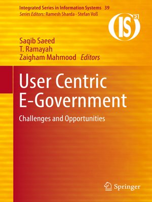 cover image of User Centric E-Government